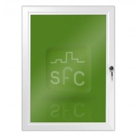A1 White Lockable Poster Frame